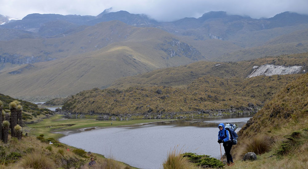 Laguna del Otún, desnudando su camino